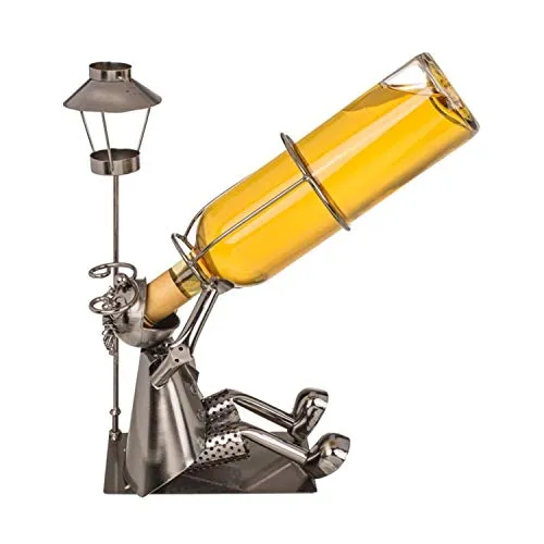 Out of the blue Metall-Flaschenhalter, Trinker, Grau