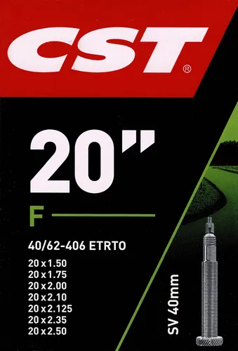 CST 20 SV Schlauch 20 Zoll (40/62-406) Fahrradschlauch