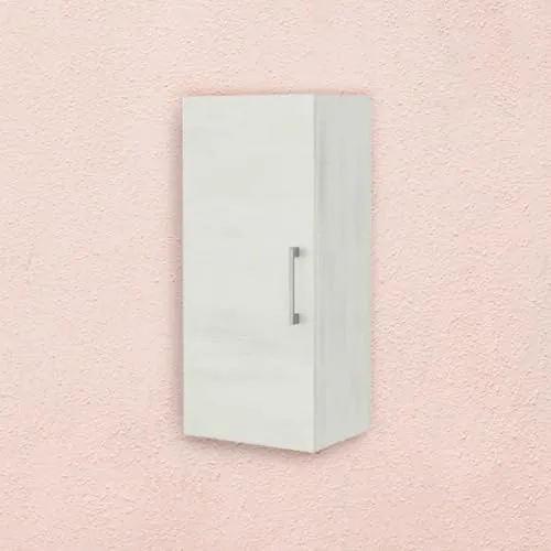 KIAMAMI VALENTINA - Bad-Hängeschrank mit verchromtem Bügelgriff | Rimini