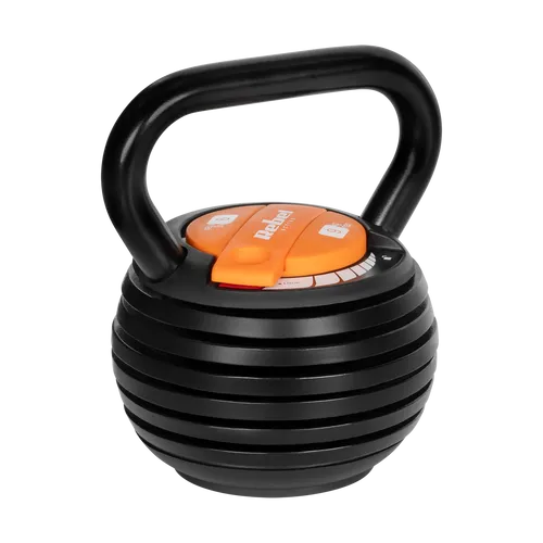 Kettlebell żeliwny automatyczny regulowany 9kg, REBEL ACTIVE Rebel 5901890111560