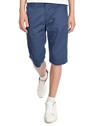 BEZLIT Kinder Kurze-Hose Jungen Chino-Shorts Capri-Shorts Bund Verstellbar Kinder-Shorts 30057 Blau 116