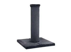 CanadianCat Scratchpost XXL Kratzstamm - 80 cm hoch, anthrazit - Kratzbaum für Katzen, stabil und platzsparend. Extra dicke Sisalsäule (18 cm) für intensive Kratzattacken, ideal für Kätzchen und große Katzen.