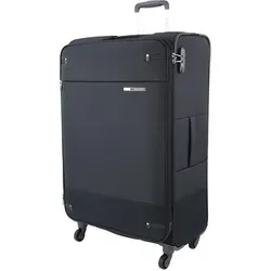 Samsonite Base Boost - Erweiterbarer Spinner L Koffer 78 cm, 105-112,5 L, Schwarz