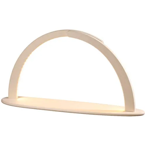 Seiffener Volkskunst LED Lichterbogen 70x37cm in beige von Seiffener Volkskunst