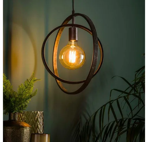 famlights Pendelleuchte famlights, Pendelleuchte Henrik in Grau E27