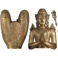 Komar Deco-Sticker BUDDHA - 100 x 70 cm Wandtattoo, selbstklebend und rückstandslos abziehbar, ideal für Kinderzimmer und Wohnräume