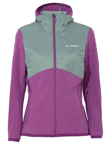 VAUDE Women's Brenva Jacket Magenta 38 - Kunstfaserjacke mit schmalem, sportivem Schnitt, wattiert und ideal für aktive Outdoor-Abenteuer. Ausgestattet mit einem gewendeten Front-Reißverschluss und praktischen Reißverschlusstaschen.
