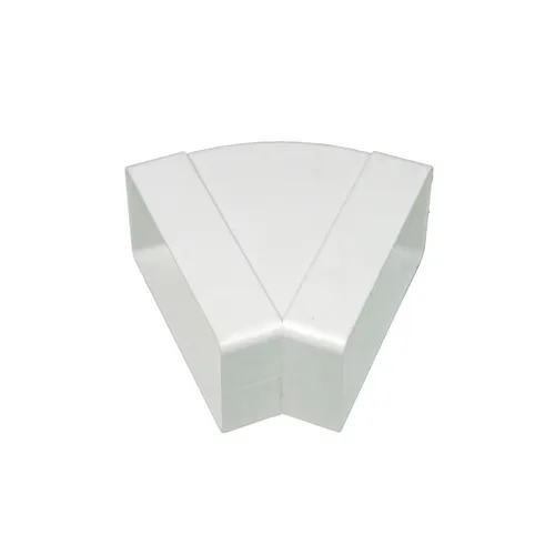 Universal Flachkanalbogen 100erF Dalap 505 45° horizontal beidseitig Muffe zu 11