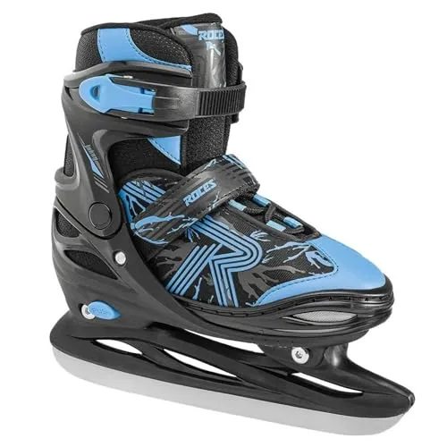 Roces Jungen Jokey Ice 3.0 dreng Schlittschuh, black-astro blue, 34-37 EU