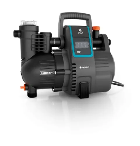 Gardena smart Pressure Pump - Hauswasserautomat mit App-Steuerung, 5000 l/h Fördermenge, wartungsfrei und ideal für Gartenbewässerung