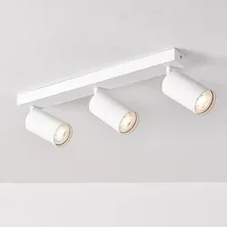 LED 3-flammig Deckenleuchte schwenkbar TRIO mattweiß - Weiß