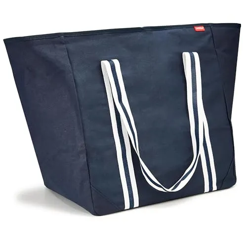 achilles Einkaufstasche XXL Shopper, große Strandtasche in Blau, 75x32x46cm - Einkaufstaschen - Robuste XXL Shopper mit 100 Litern Fassungsvermögen, perfekt für Familienausflüge und Strandtage. Wasserabweisendes Leinenmaterial und praktische Reißverschlusstasche für mehr Komfort.