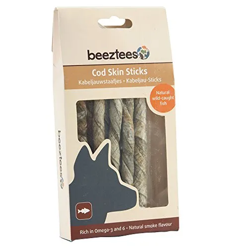 Beeztees Hundesnack Kabeljaustäbchen, 1er Pack (1 x 80 g)