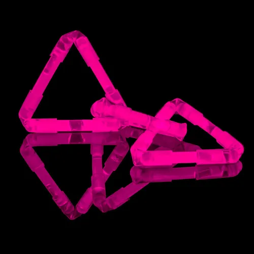 KNIXS 50 Stück Micro Mini Knicklichter Vorteilspack - pink - Party / Angelsport