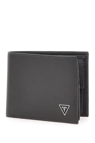 GUESS Geldbörse Certosa Billfold Coin Wallet Anthracite grau