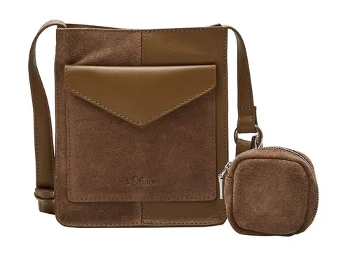 s.Oliver Schultertasche - Modische Hobo Bag - Schultertasche im trendigen Design mit verstellbarem Schulterriemen, ideal für modebewusste Damen. Geräumiges Hauptfach, perfekt für DIN A4 und wichtige Wertsachen.