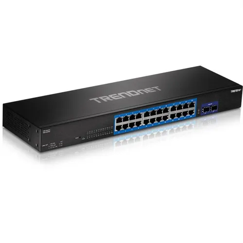 TrendNet TEG-30262 Netzwerk Switch - Netzwerk-Switch mit 26 Ports, ideal für kleine bis mittelgroße Netzwerke und bietet hohe Übertragungsgeschwindigkeiten für optimale Leistung.