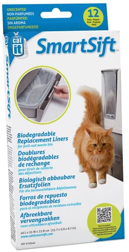 Hagen CatIt SmartSift Ersatz-Müllbeutel für ausziehbaren Abfalleimer, 12 Stück