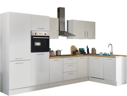 BASIC by Balculina Winkelküche Turin, Stellbreite 340x175 cm, wahlweise mit E-Geräten