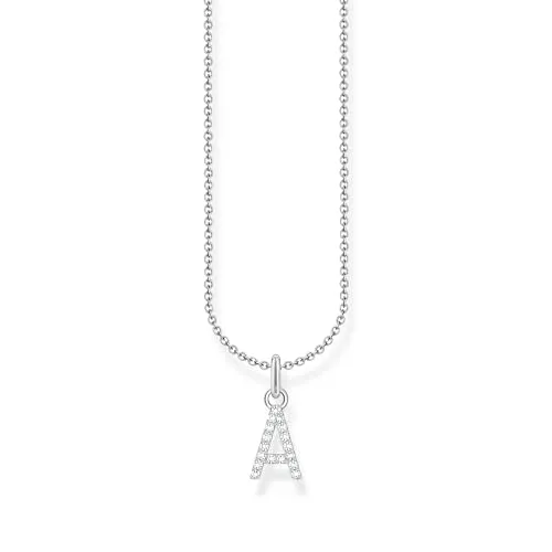 THOMAS SABO Halskette Buchstabe A aus 925 Sterling Silber von THOMAS SABO