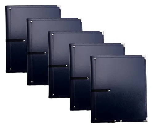 Classic Cantabile Notenmappe Deluxe Blau 5er Set von Classic Cantabile