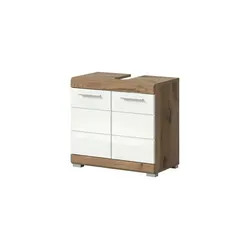 Waschbeckenunterschrank WALDSEE 60cm - 2 Türen, MDF-Front in Trendfarben - Waschbeckenunterschrank mit 2 Türen und Siphonausschnitt, hochwertiger MDF-Front in verschiedenen Farben, ideal für stilvolle Badezimmergestaltung.