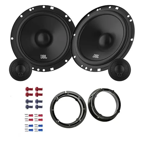 JBL Stage161CFS Lautsprecher mit Einbauset passend für VW Volkswagen Golf IV 1997-2003 Türen vorne/hinten 450 Watt 165mm 2 Wege Kompo