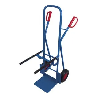 VARIOfit Sackkarre Stuhlkarre SK-710.028 mit Luftbereifung - Robuste Kombikarre mit 250 kg Tragkraft und höhenverstellbarem Traggestell. Ideal für schwere Lasten, perfekt für Umzüge oder Transportarbeiten.