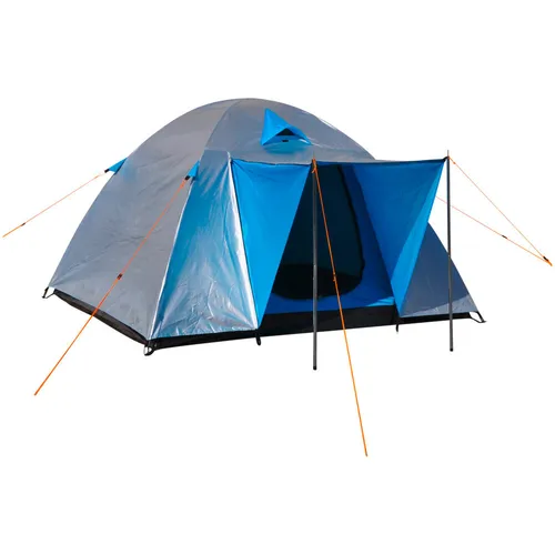 Leichtes Igluzelt für 3 Personen 210x210 cm - Campingzelt aus Fiberglas, ideal für Outdoor-Abenteuer, leicht und einfach zu transportieren, inklusive Tragetasche.