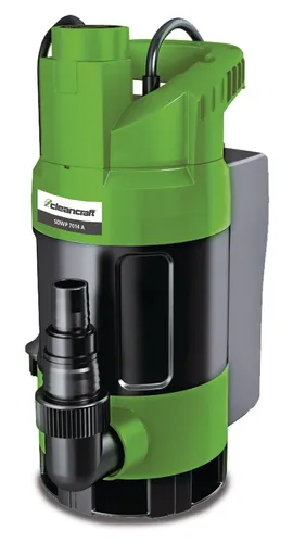 Cleancraft Kombi-Tauchpumpe SDWP 7014A - Leistungsstarke Tauchpumpe für Schmutzwasser mit 750 W. Ideal für Entwässerung und Bewässerung. Maximale Förderhöhe von 8 m und hoher Durchfluss von 13.980 L/h.