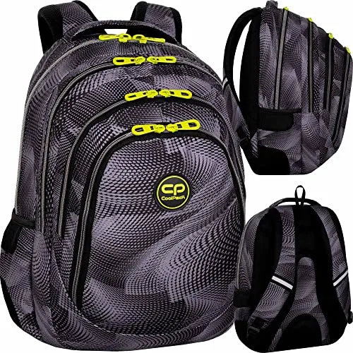 Coolpack Drafter HURRICANE Jugendrucksack - Modischer Schulrucksack in Grau, ideal für Schule und Freizeit, mit viel Stauraum und bequemem Tragesystem für Unisex.