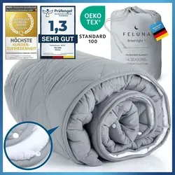 4-Jahreszeiten Steppdecke 200x200 cm