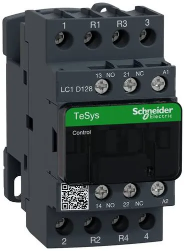 Schneider LC1D128P7 Leistungsschütz 25A - Spezialschütze für zuverlässige Steuerung mit 230VAC, ideal für industrielle Anwendungen und hohe Leistung.