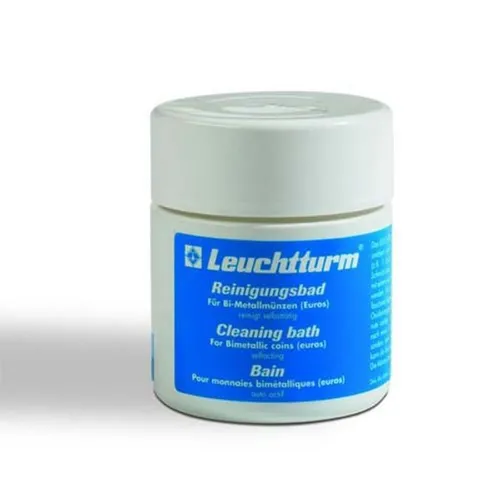 Leuchtturm Münzreinigungsbad, für Bi-Metall-Münzen, 150 ml