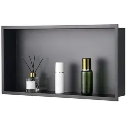 VEVOR Duschnische – Edelstahl Wandnische für Bad - Badablage aus Edelstahl, langlebig und einfach zu installieren, mit integriertem Tropfgefälle für optimale Wasserableitung – ideal für Seifen und Shampoos.