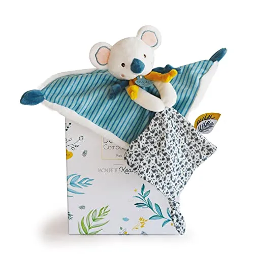 Koala Schmusetuch 25cm | Yoca le Koala - Bären - Kuscheliges Plüschtuch aus hochwertigem Material, ideal zum Schmusen und Spielen für Kleinkinder.