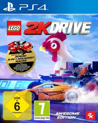 Lego 2K Drive Awesome Edition für PS4 - Actionreiches Rennspiel für Sony PlayStation 4, inklusive Handbuch und geeignet für Spieler ab 12 Jahren – ideal für Fans von Lego und Racing Games!