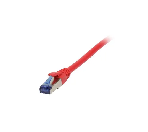 Patchkabel RJ45, CAT6A 500Mhz, 0.5m, rot, S-STP(S/FTP), TPE(Superflex), AWG26