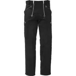 JOB Arbeitshose Zunfthose Genuacord MATS schwarz 44 - Robuste Arbeitshose aus pflegeleichter Baumwollmischung mit praktischen Taschen für Werkzeuge. Ideal für den professionellen Einsatz in Handwerk und Industrie.