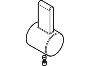 Hansgrohe Ab- / Umstellgriff chrom , 93522000 93522000