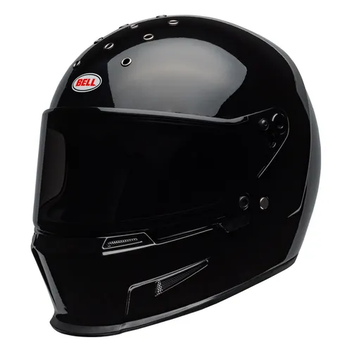 Bell Eliminator Solid Integralhelm - Schwarz - M - Motorradhelm mit geringem Gewicht und perfekter Passform, ausgestattet mit dem innovativen ProVision™ beschlagfreien Visier für optimale Sicht und Komfort.