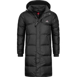 Höhenhorn Bannalp Herren Wintermantel Jacke Schwarz Gr. XXL - Herren-Mäntel mit RDS-zertifizierten Daunen für hervorragende Wärmeisolierung und leichtes Tragegefühl, ideal für kalte Witterungsbedingungen.