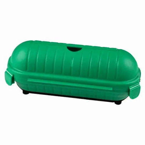 LDBS Heitronic 21050 Sicherheitsbox MINIMO, IP44, Schutz von Steckverbindungen, für Garten oder Camping, grün