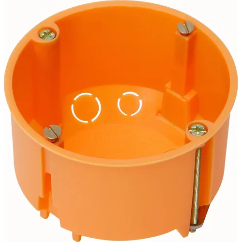 Kopp Hohlwandschalterdose, Ø 68 mm, Dosentiefe: 47 mm, orange, IP30 10 Stück