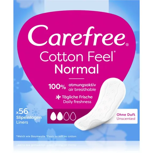 Carefree Cotton Feel Normal Slipeinlagen – 56 Stück von Carefree