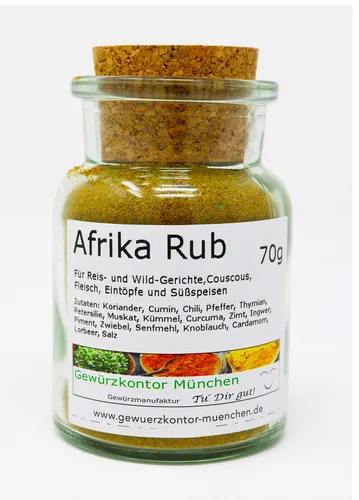 African Rub 70g im Glas Gewürzkontor München