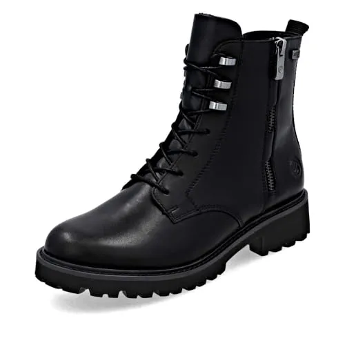 Remonte Damen Stiefelette D8656 aus Glattleder - Wanderschuhe mit Schnürung und Reißverschluss, rutschfester IM-EVA-Sohle und wasserabweisender Membran für optimalen Komfort und Stil.