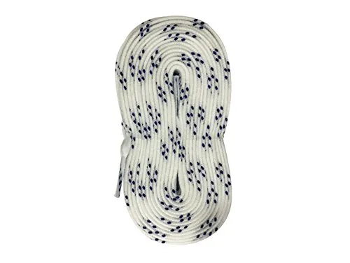 Coepoch Schnürsenkel, lang, gewachst, für Skaten, Eishockey, Eislaufen, Curling, two White