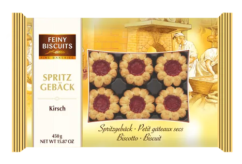 Feiny Biscuits Spritzgebäck Kirsch 450g
