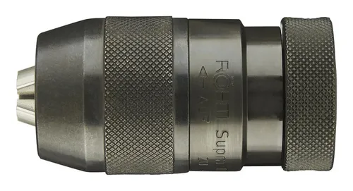 Röhm Schnellspann-Bohrfutter Supra 1 - 13 mm B16 verkürzt - Bohrfutter für schnelles und einfaches Wechseln von Bohrern, ideal für präzises Arbeiten in der Werkstatt.